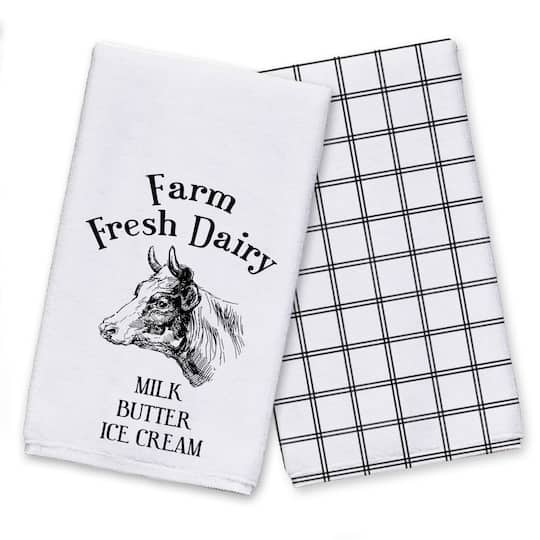 Farm Fresh Dairy Tea Towel Set